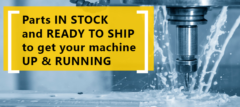 Parts in stock and ready to ship to get your machine up and running